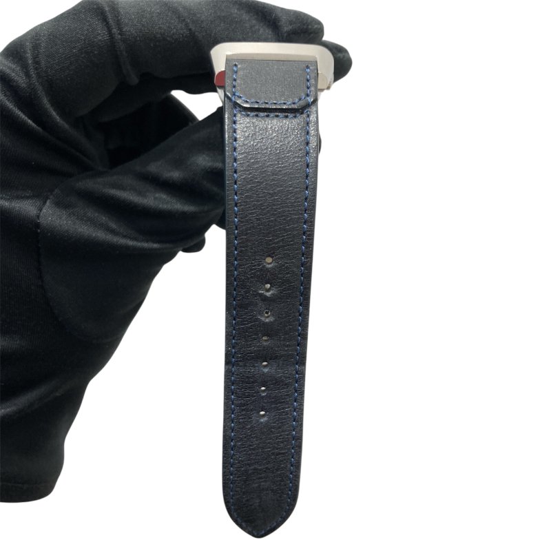 Jaeger-LeCoultre 積家 Reverso Tribute翻轉系列腕錶 Duoface Small Seconds 雙時區小秒針 男士 不鏽鋼 手動機械手錶 銀色/深藍-6