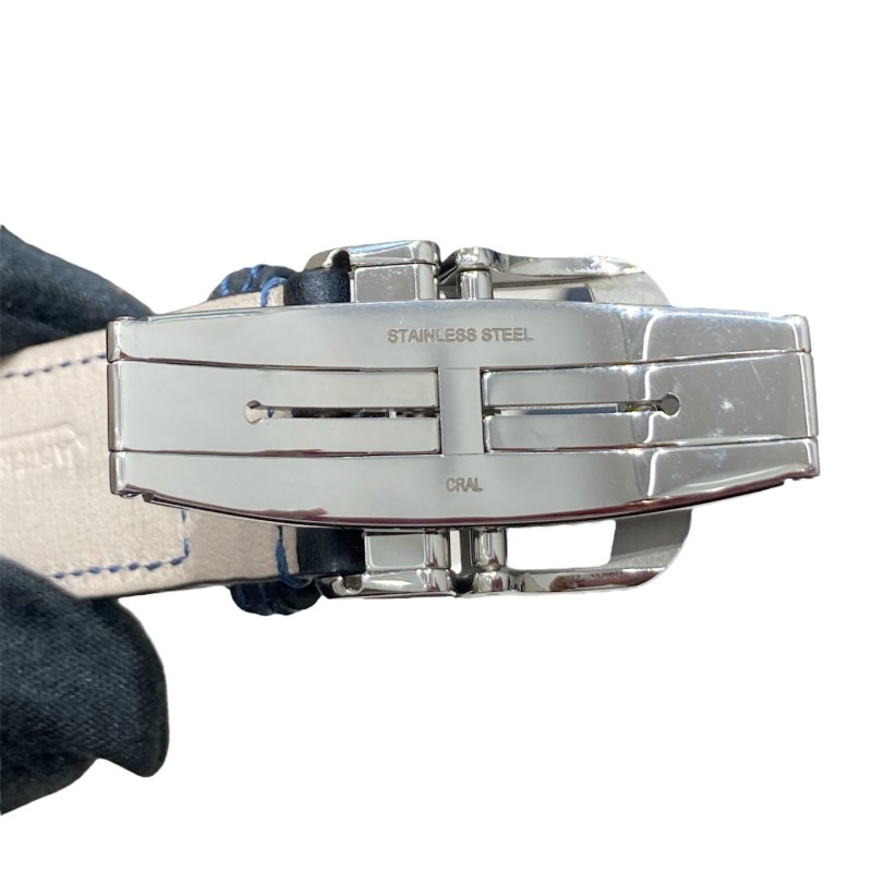 Jaeger-LeCoultre 積家 Reverso Tribute翻轉系列腕錶 Duoface Small Seconds 雙時區小秒針 男士 不鏽鋼 手動機械手錶 銀色/深藍-13