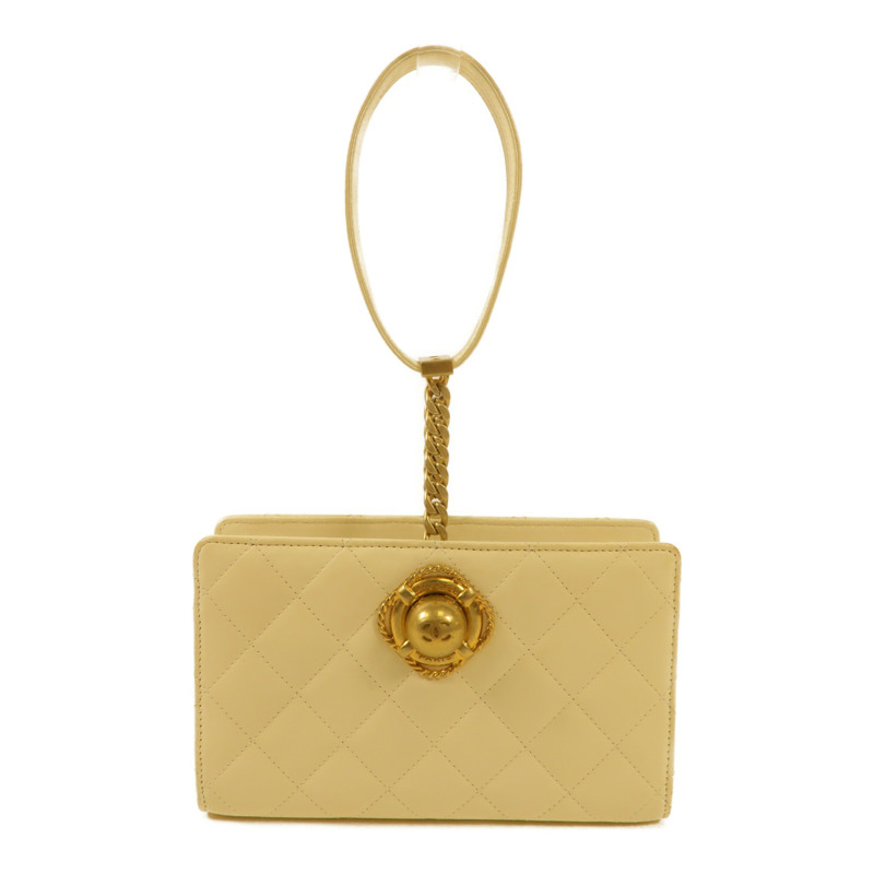CHANEL 羊皮皮革Evening By The Sea Clutch金扣手挽袋-0