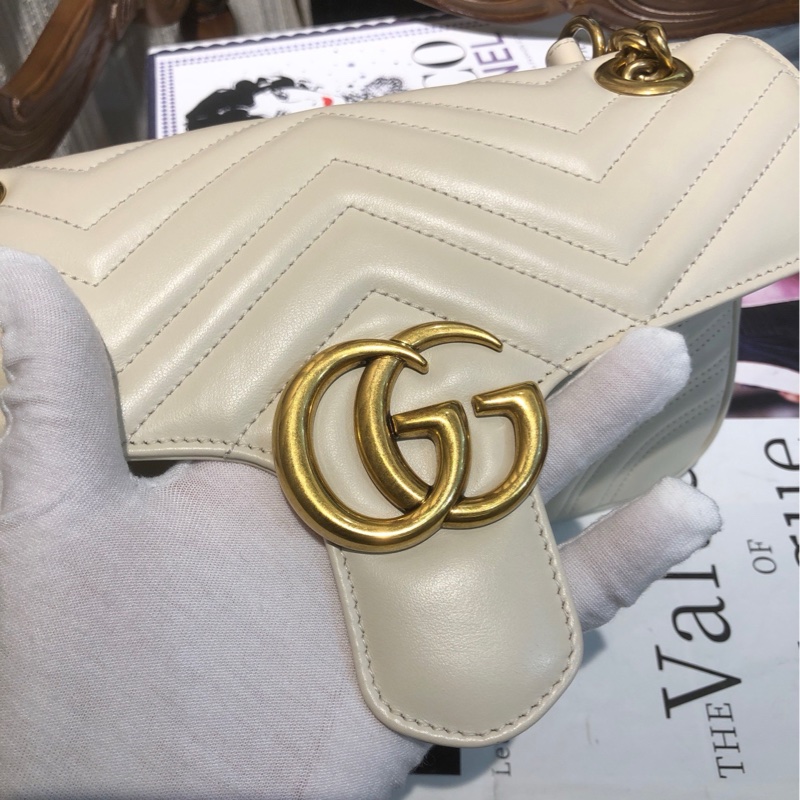 Gucci 白金马蒙中号 26 21年-11