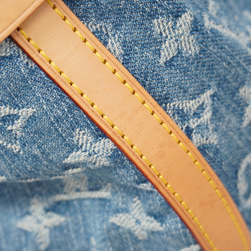 Louis Vuitton Monogram Denim Carryall 肩背包 NMMM M46855 藍色 女款 P1275614-9