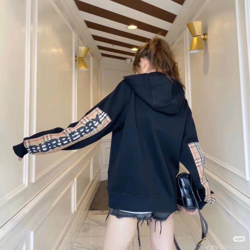 莉亞精品♡Burberry 經典連帽棉外套 尺碼S 二手美品-3
