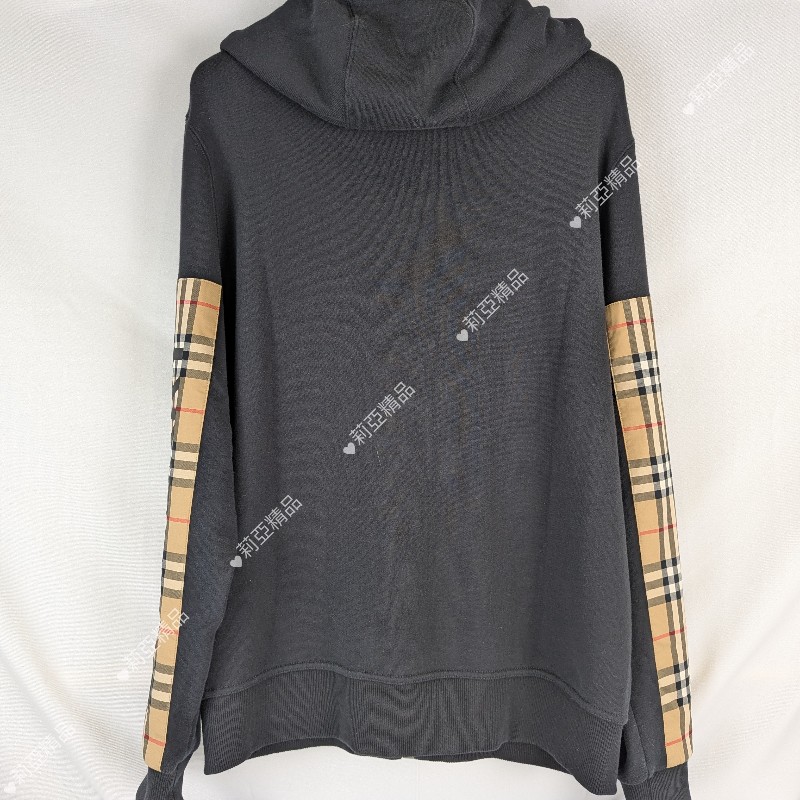 莉亞精品♡Burberry 經典連帽棉外套 尺碼S 二手美品-4
