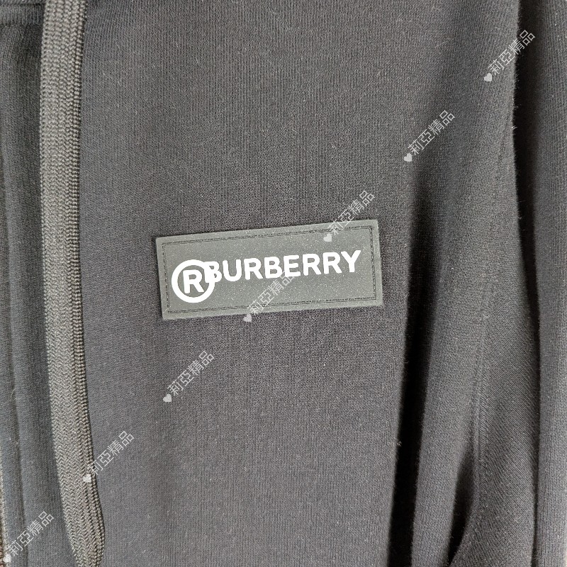 莉亞精品♡Burberry 經典連帽棉外套 尺碼S 二手美品-5