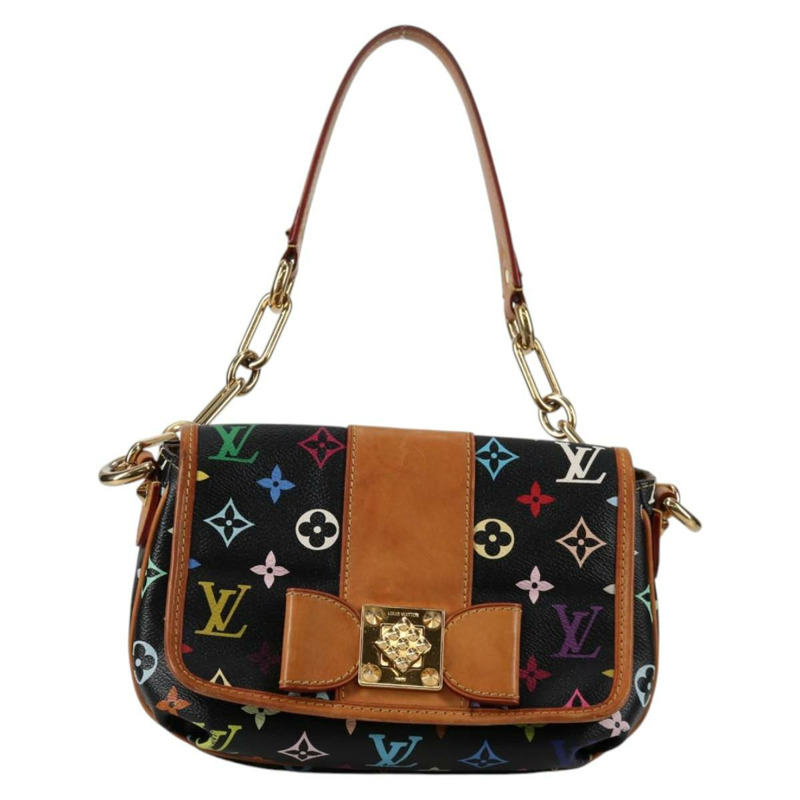 【日本直送】路易威登 Monogram 多色 Patty 肩背包 黑色 M40306 正品 134874V-12