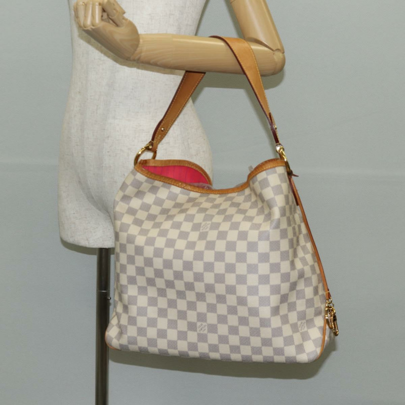 【日本直送】路易威登 Damier Azur Delightful 中型單肩包 N41448 LV 正品 142302V-24