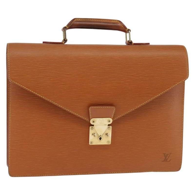 【日本直送】路易威登 Epi Serviette Conseiller 公事包 金色 M54428 LV 正品 BA5997-0