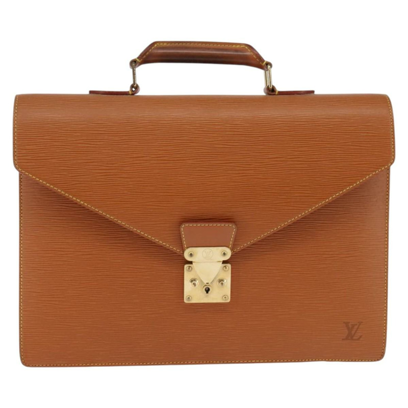 【日本直送】路易威登 Epi Serviette Conseiller 公事包 金色 M54428 LV 正品 BA5997-12