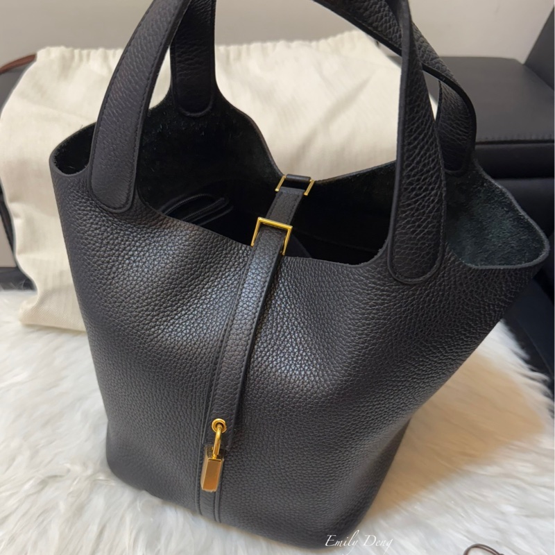 Hermes Picotin 22 黑金-0