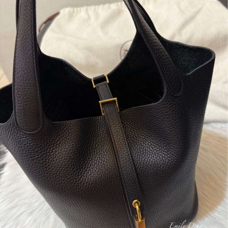 Hermes Picotin 22 黑金-1