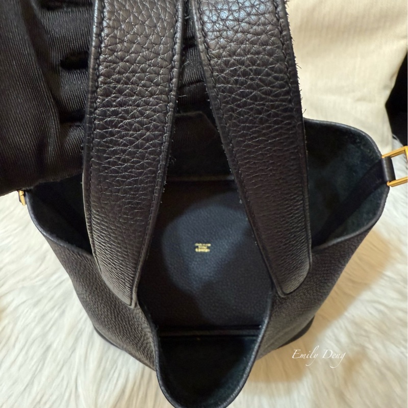Hermes Picotin 22 黑金-8