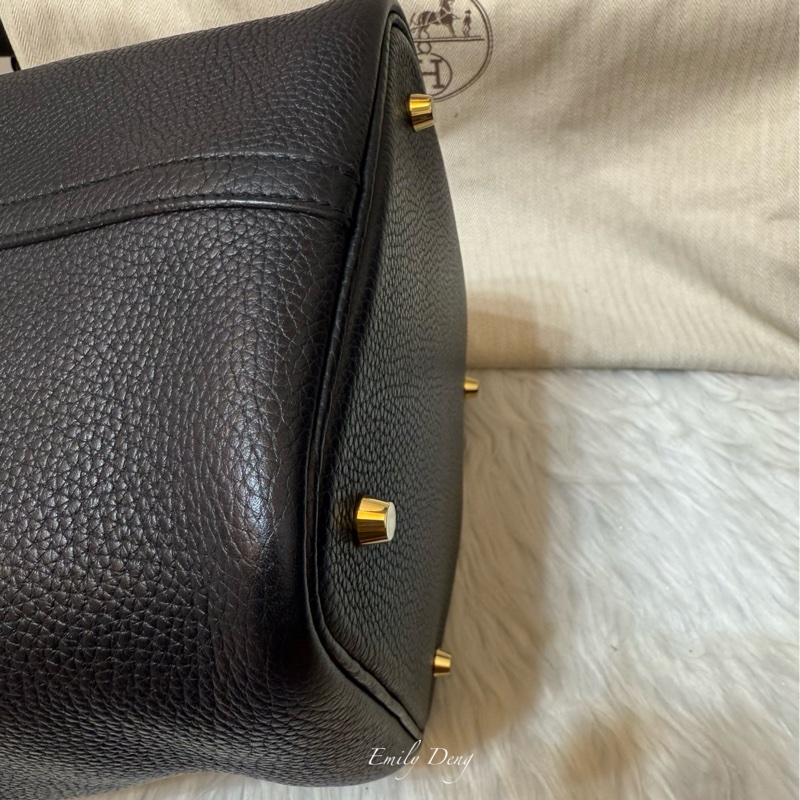 Hermes Picotin 22 黑金-12