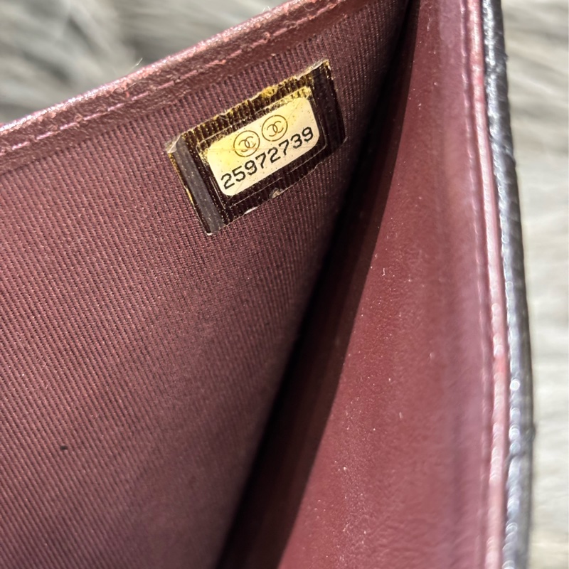 CHANEL A82288 AP0231 黑 荔枝皮 金釦 零錢包 COCO 三折 短夾 皮夾-39