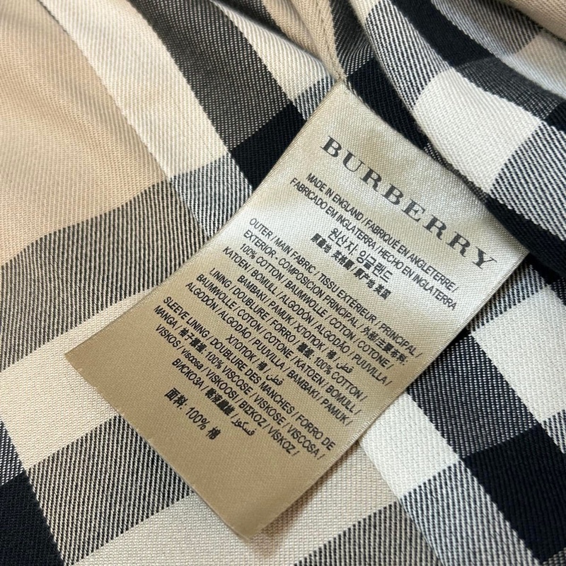 BURBERRY英國黑標蜜色金釦風衣UK4-13