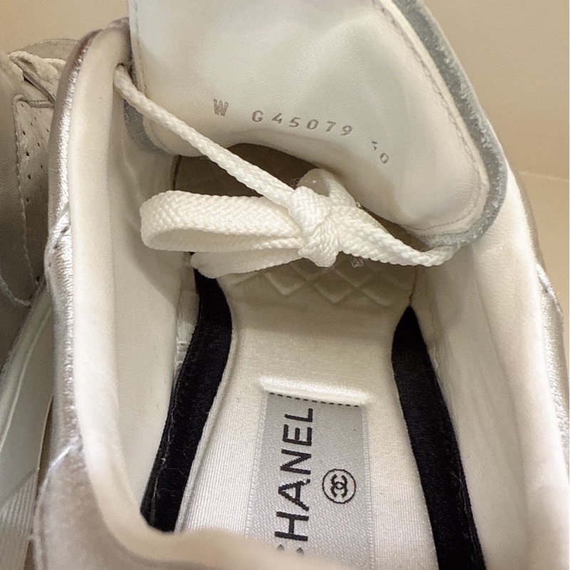 Chanel 銀色板鞋 40號❤️🔥-6
