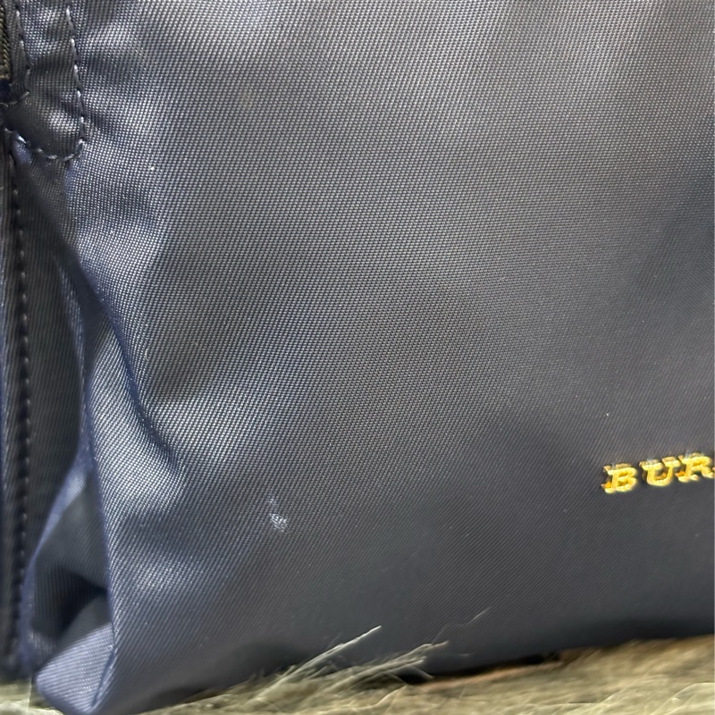 BURBERRY The Rucksack 4016624 深藍 尼龍 中 軍旅背包 雙肩包 肩背包 側背包 後背包-9