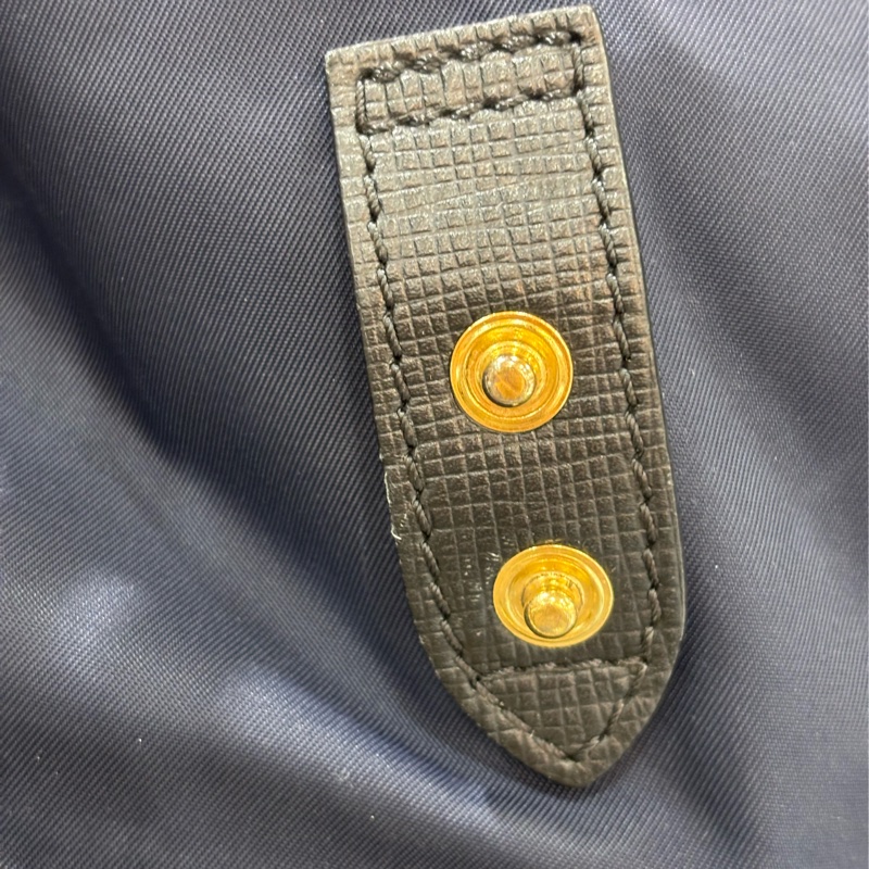 BURBERRY The Rucksack 4016624 深藍 尼龍 中 軍旅背包 雙肩包 肩背包 側背包 後背包-22