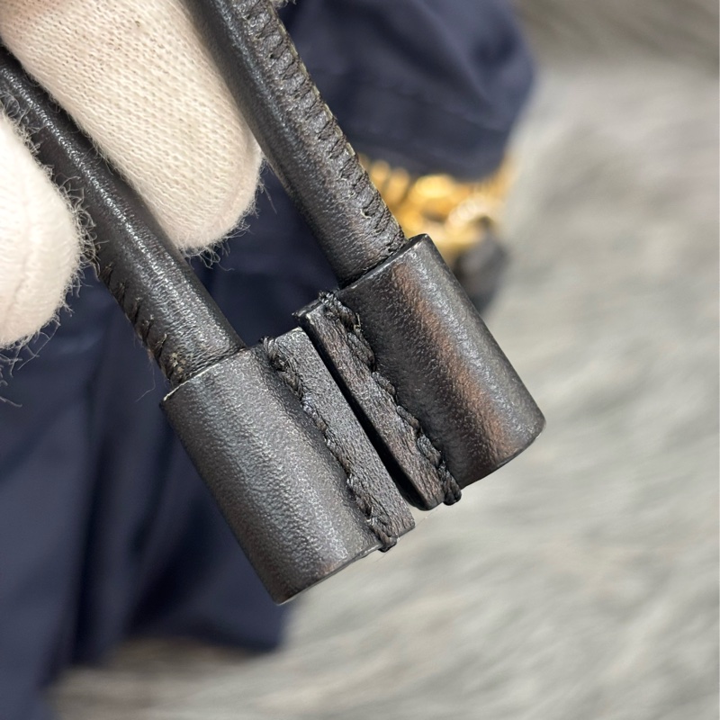 BURBERRY The Rucksack 4016624 深藍 尼龍 中 軍旅背包 雙肩包 肩背包 側背包 後背包-27