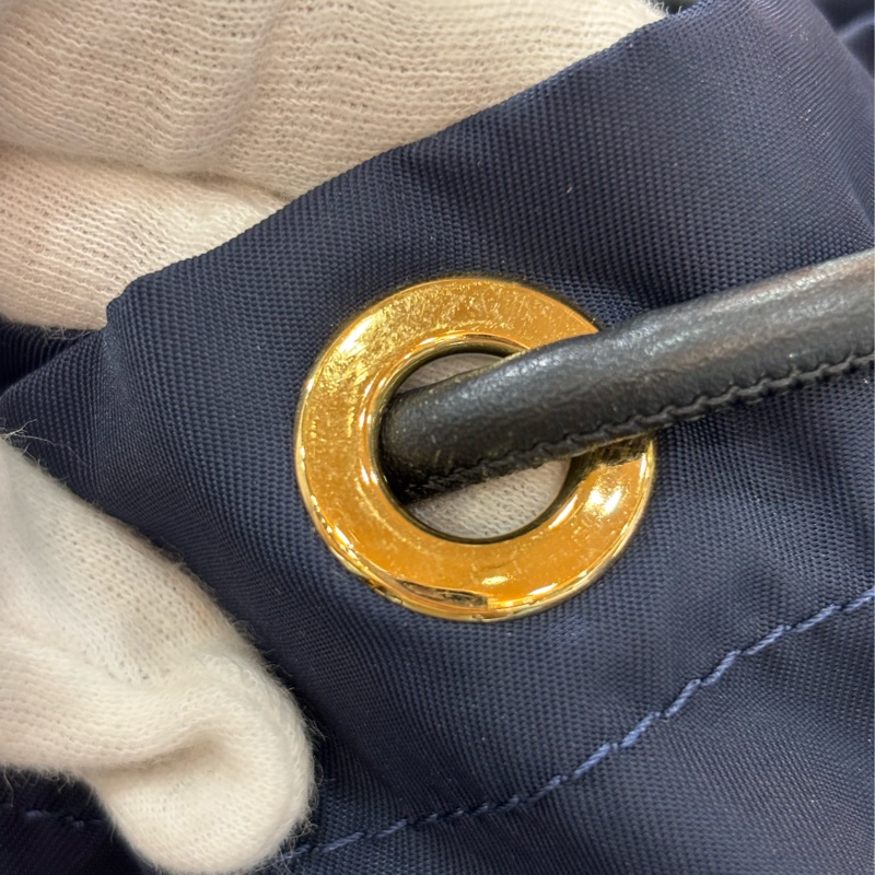 BURBERRY The Rucksack 4016624 深藍 尼龍 中 軍旅背包 雙肩包 肩背包 側背包 後背包-30