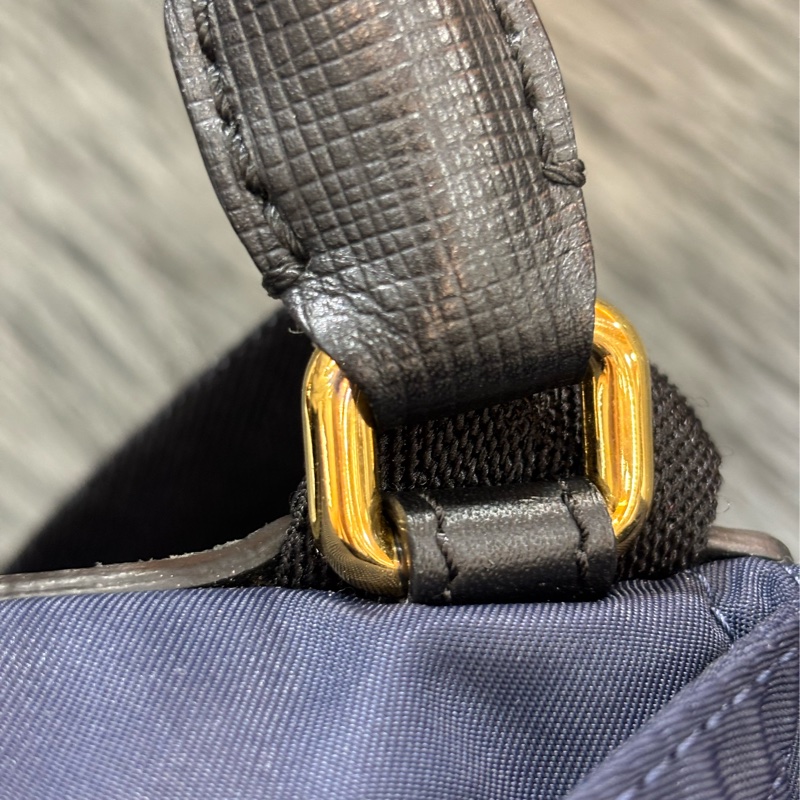 BURBERRY The Rucksack 4016624 深藍 尼龍 中 軍旅背包 雙肩包 肩背包 側背包 後背包-40