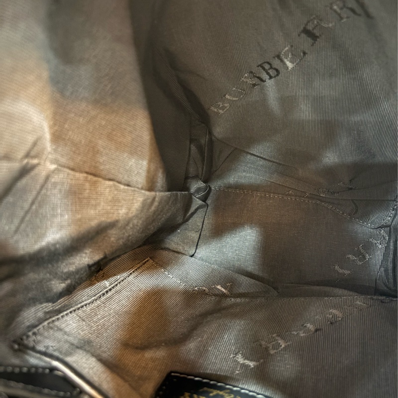 BURBERRY The Rucksack 4016624 深藍 尼龍 中 軍旅背包 雙肩包 肩背包 側背包 後背包-53