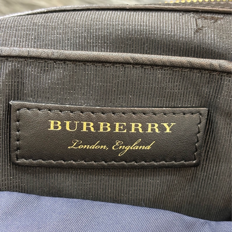 BURBERRY The Rucksack 4016624 深藍 尼龍 中 軍旅背包 雙肩包 肩背包 側背包 後背包-55