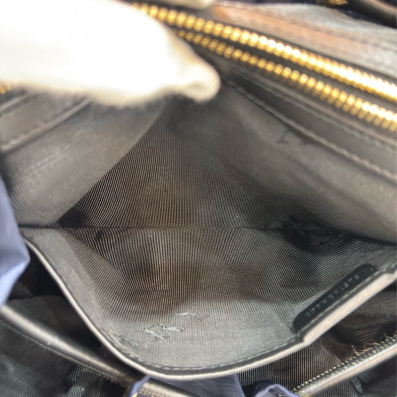 BURBERRY The Rucksack 4016624 深藍 尼龍 中 軍旅背包 雙肩包 肩背包 側背包 後背包-56