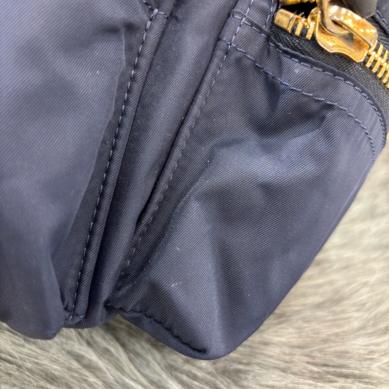 BURBERRY The Rucksack 4016624 深藍 尼龍 中 軍旅背包 雙肩包 肩背包 側背包 後背包-63