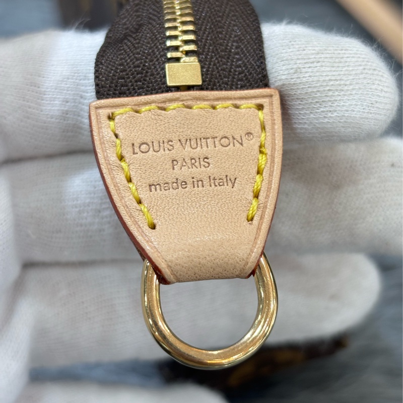 LV M82766 原花 金鍊 雙肩帶 肩背包 麻將包 三合一 鏈包 手拿包 腋下包-11