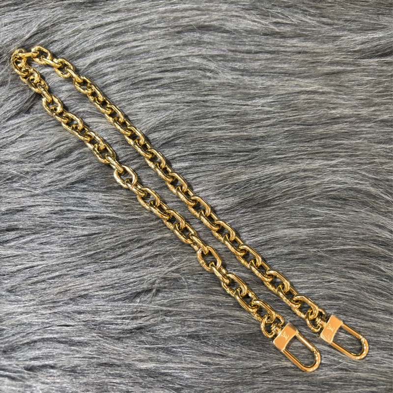 LV M82766 原花 金鍊 雙肩帶 肩背包 麻將包 三合一 鏈包 手拿包 腋下包-24