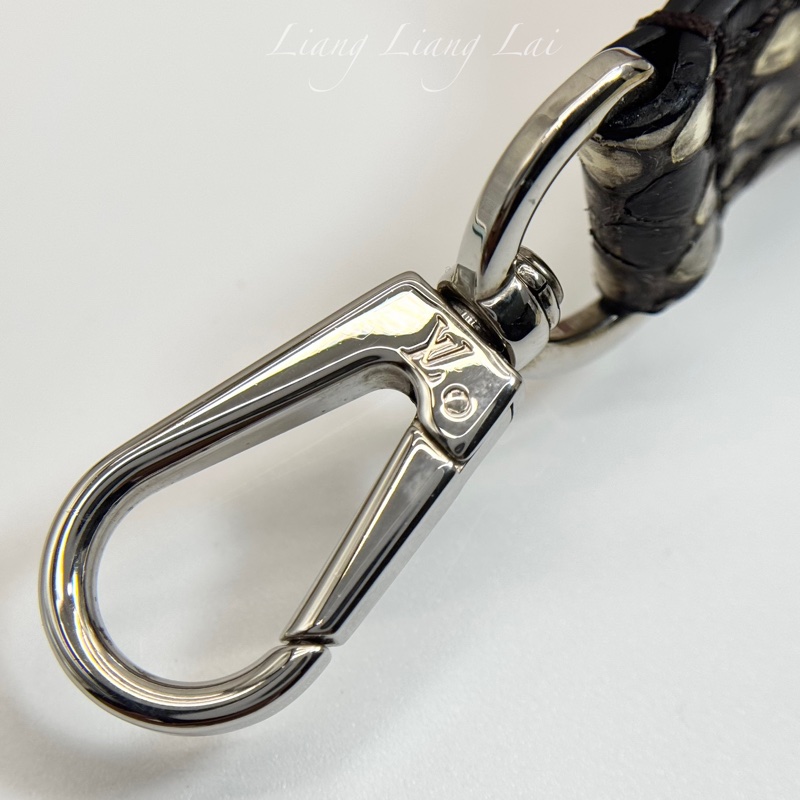 Louis Vuitton LV 限量大蟒蛇皮背包背帶|肩帶-13