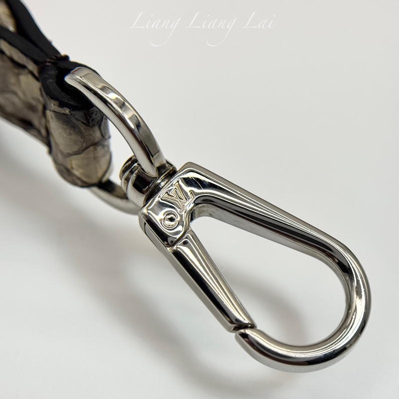 Louis Vuitton LV 限量大蟒蛇皮背包背帶|肩帶-15