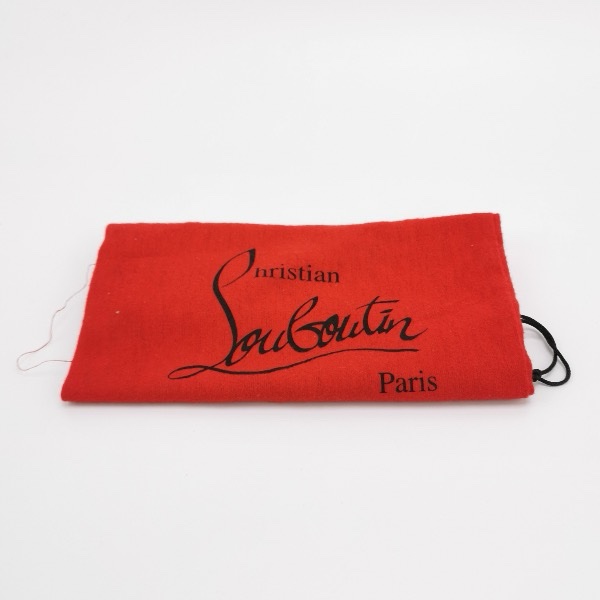 全新Christian Louboutin (CL) 翻毛皮拼色波點魚嘴高跟鞋35碼-4