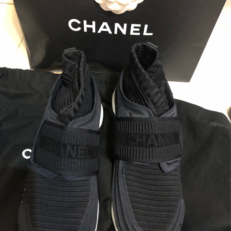 Chanel運動鞋香奈兒運動鞋全新購於台灣專櫃現貨在台灣size38全新香奈兒限量運動鞋-6