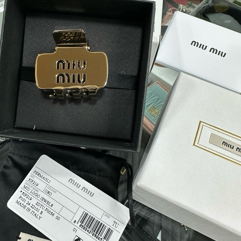 Miu Miu 鯊魚髮夾 5cm-1