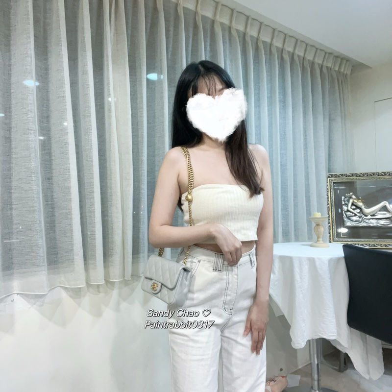 ෆ Chanel Coco愛心調節扣高級奶奶灰🩶芯片款-2