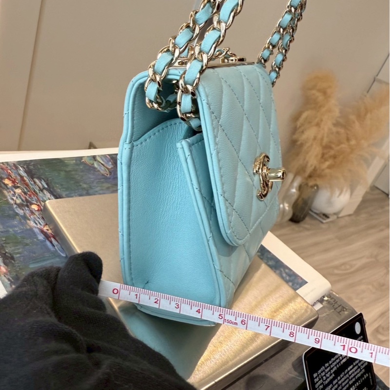 Chanel 水藍色方形包 🩵🩵🩵🩵-3