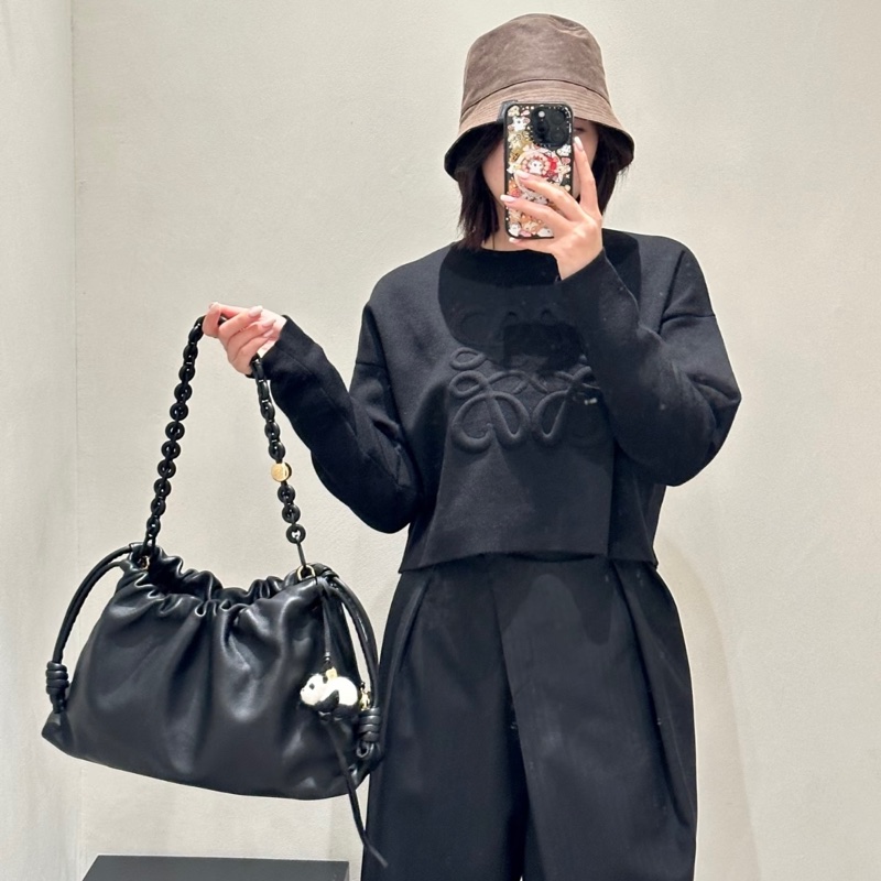 Loewe 全新吊牌還在 羊毛浮雕logo毛衣-4