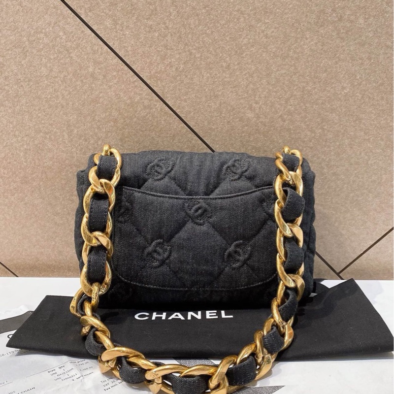 閑置未使用 🆕 Chanel/香奈儿cclogo 牛仔春夏走秀款-1