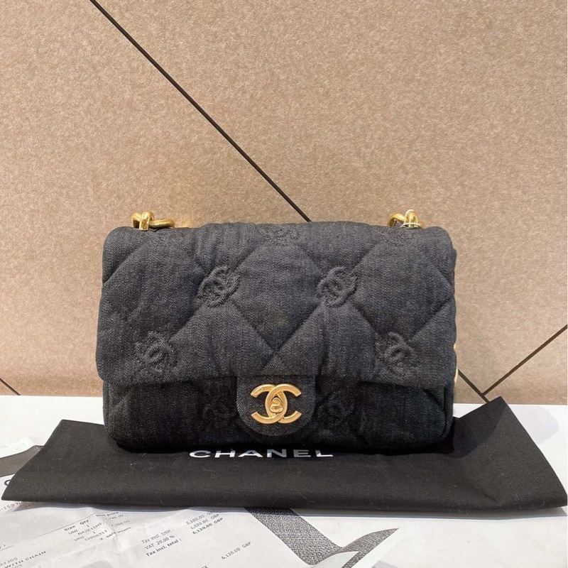 閑置未使用 🆕 Chanel/香奈儿cclogo 牛仔春夏走秀款-6