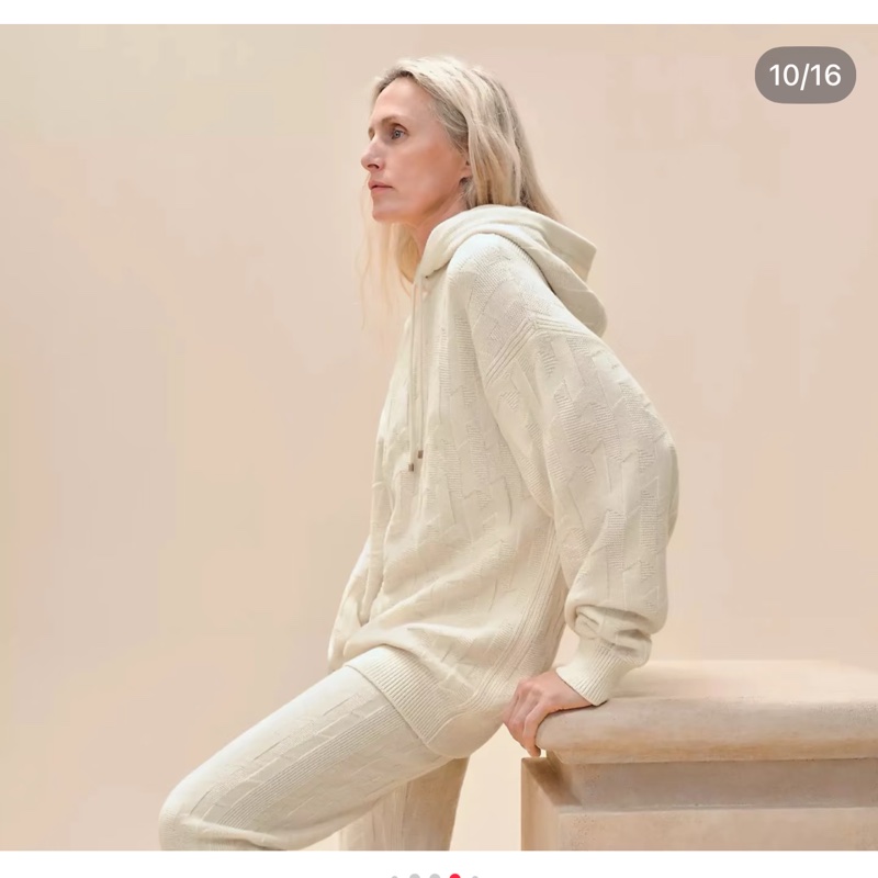 HERMÈS 愛馬仕 羊毛連帽針織衫-1