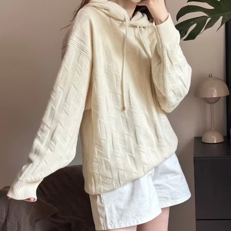 HERMÈS 愛馬仕 羊毛連帽針織衫-4