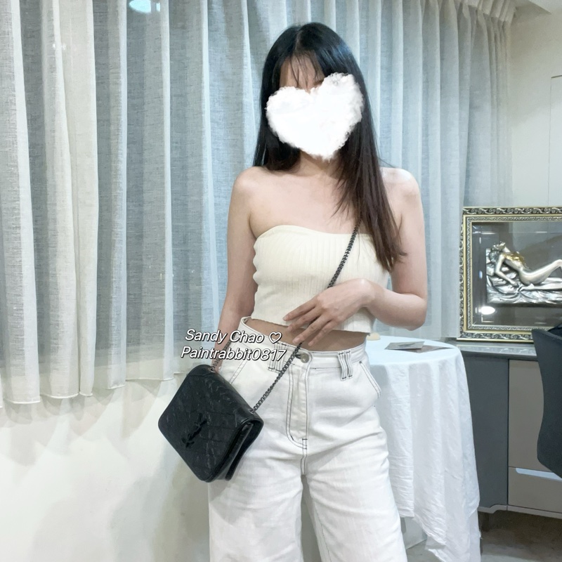 ෆ YSL NIKI BABY油蠟牛皮黑色🖤-0