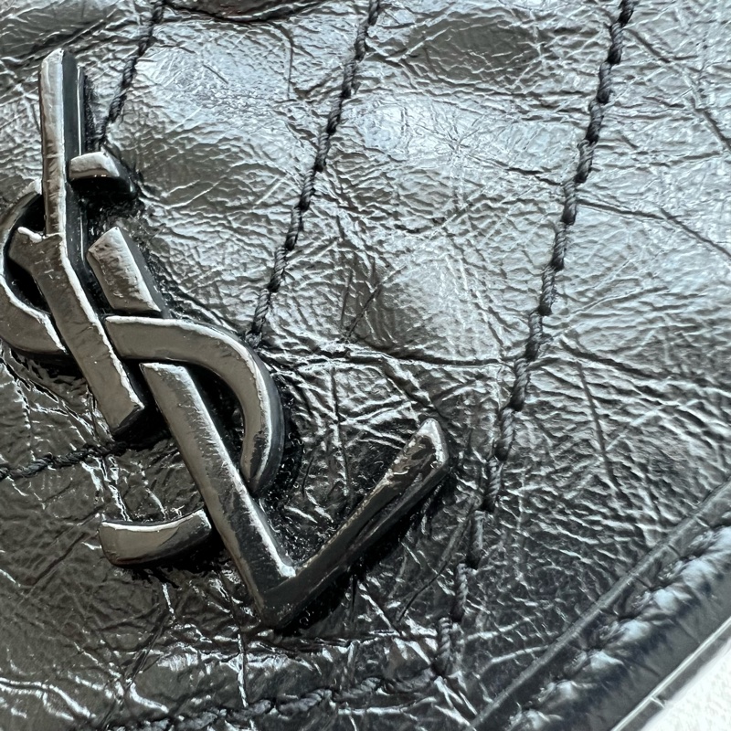 ෆ YSL NIKI BABY油蠟牛皮黑色🖤-24