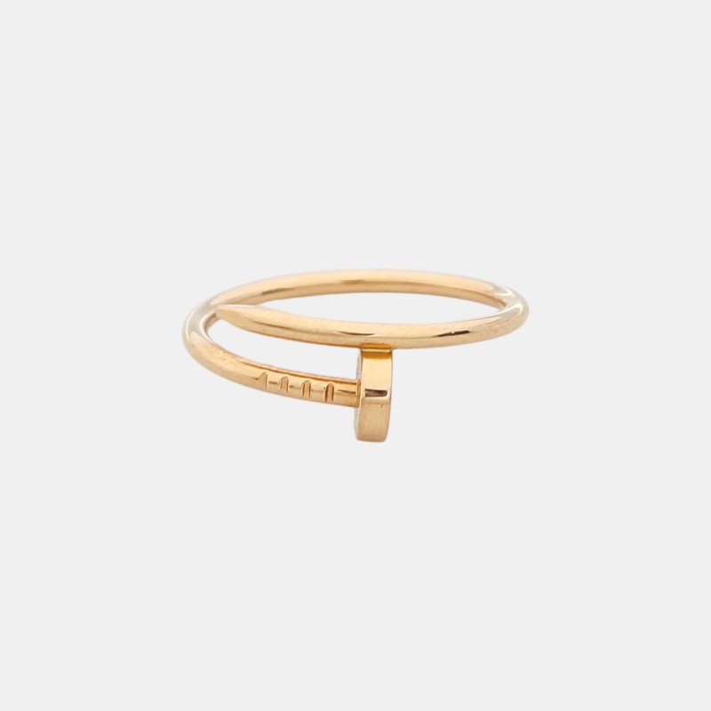 Cartier JUSTE UN CLOU 歐碼59碼 玫瑰金色18K玫瑰金釘子戒指-1