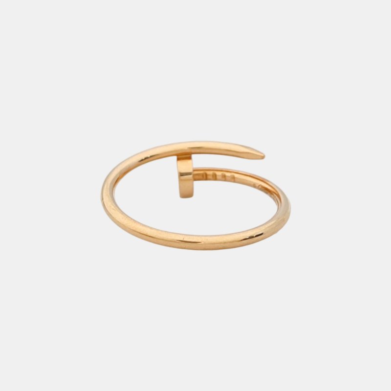 Cartier JUSTE UN CLOU 歐碼59碼 玫瑰金色18K玫瑰金釘子戒指-2