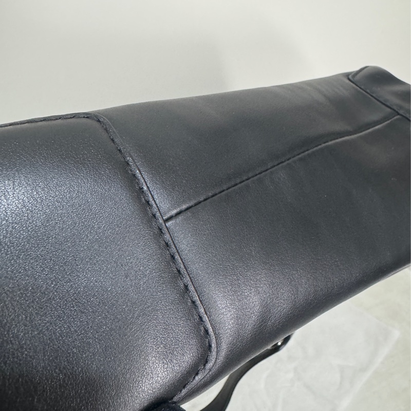 MK Michael kors 黑色牛皮鏈條手提包/肩背包-8