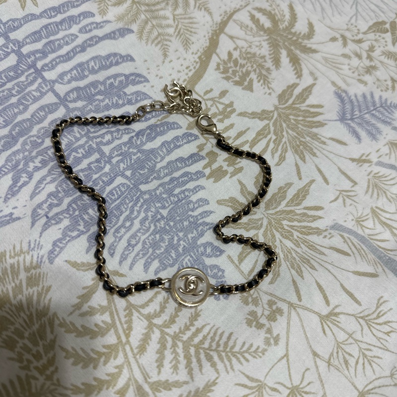 CHANEL皮穿鍊項鍊-0