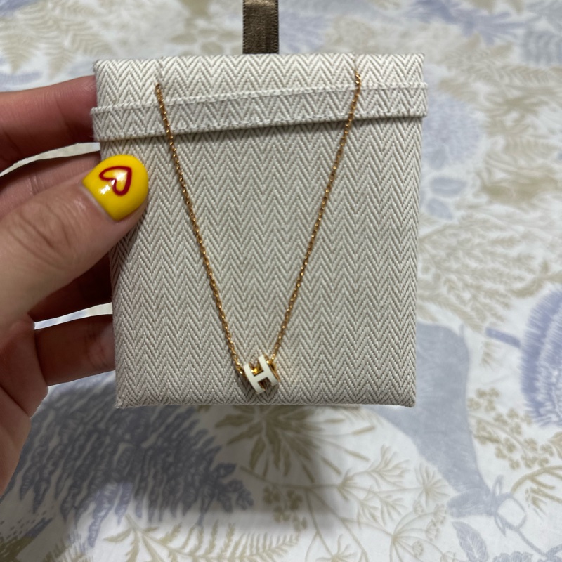 (全新) Hermes mini pop H項鍊-3