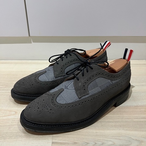 Thom Browne Suede 灰色皮鞋